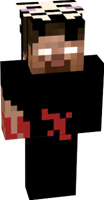 Herobrine's true form! Even with the blood of his victims, from one punch!