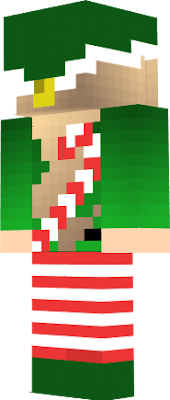 Awesome Christmas girl skin I made without any help from a template!