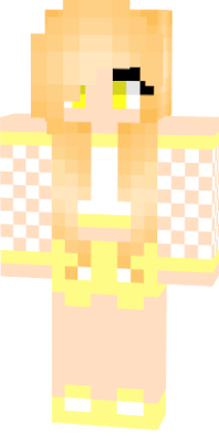 That's yellow-white beautiful girl! This is my first skin!