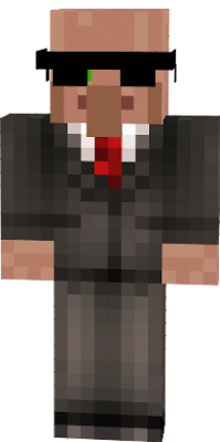this is my villager in a suit