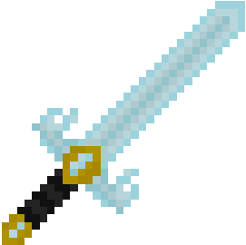 Pixilart - Minecraft sword by ThunderNL