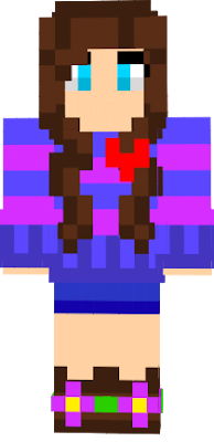 hello i am frisk i am using new sweater,boots & new hairstyle now i have longer hair + i have a new hairbow,hairband & flowerbands around my boots