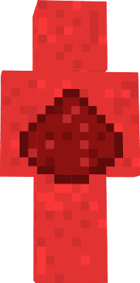 a redstone dust by a human