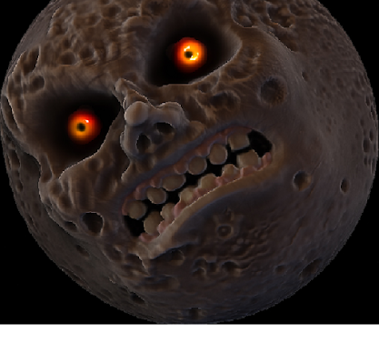 The Moon from The Legend of Zelda - Majora's Mask.