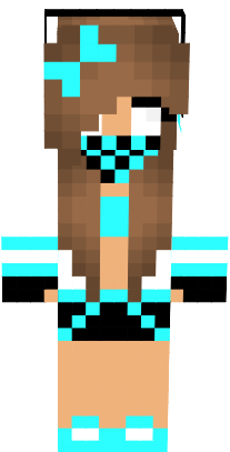 herobrine girl  Minecraft Skins