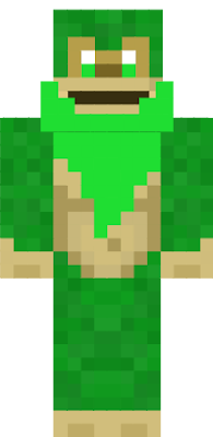 he is green