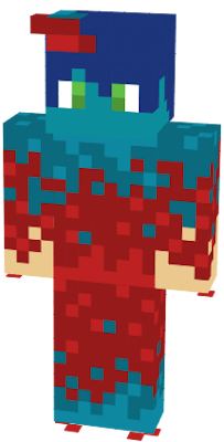This is Teal, who's been infected by netherwart red and blue. Yikes... What's the cure? We don't know!