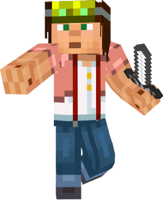 Jesse was a Supporting Character in Kirberation Online Pirate Skyway: Minecraft Story Mode Edition, he holds his Iron Sword. Also. He calls the Characters for the Team Attack.