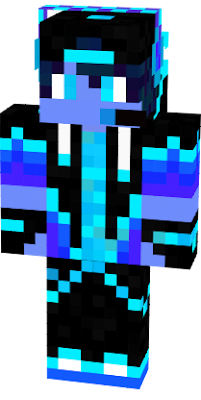 hi im modezy the youtuber and i maded a skin its called a frosty