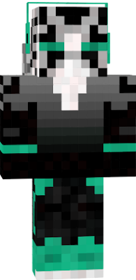 A cyan version of Cool White Enderman.