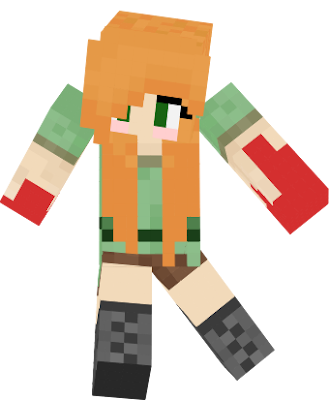 alex from the minecraft animatoin Angry alex