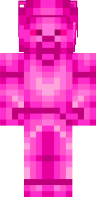 this pink steve was the one who showed us were the very last gem was, the pink gem..