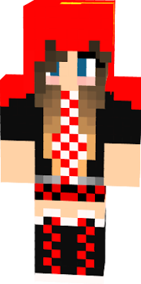 A skin of me as a girl wearing a fez