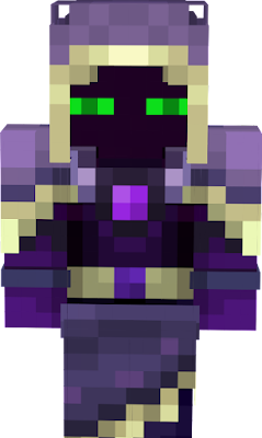Old skin of Enderman with a Wizard skin