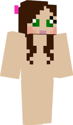 This is her skin without her clothes on