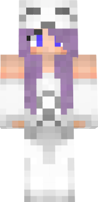A cute purple-haired ghast girl :3