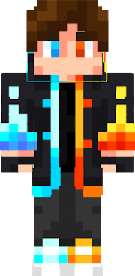 This is a skin of a Pro Minecraft Youtuber:-https://www.youtube.com/channel/UCImxse_R5GDlhktXIzZ7f6g