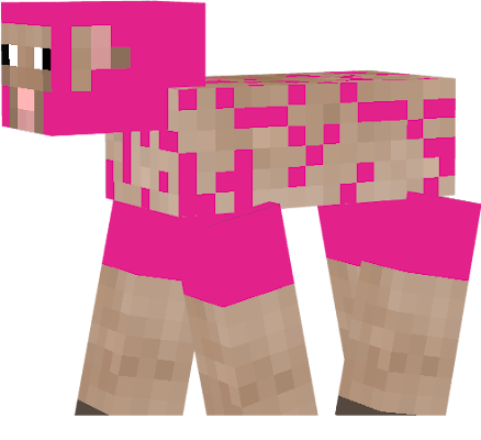 pink wool sheep for girls!