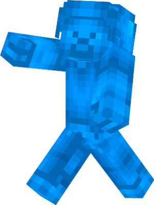 Blue Steve is Rainbow Steve's brother and best friend he sacrifised himself to save Rainbow Steve
