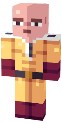 I didn't make this and am only putting on here so it's easier for me to combine two Saitama Skins thru overlay all credit goes too hotguysixpack on planetminecraft