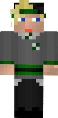 A Hogwarts student in Slytherin
