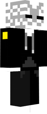 White enderman with black clothes