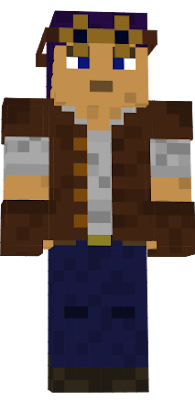 The Final version of TheeKnightHawk's skin featuring an undershirt, styled hair, and even more steampunk!