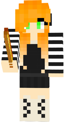 if you like aphmau or her old series character lucinda then why not have a skin for her OC little sister? (if you want this to look smaller idk how to make her smaller so get the more players model to make her smaller)