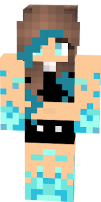 bathing suit with water arms caused by the powers she has :D enjoy!