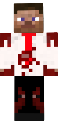 its like herobrine exept really cool.He is a old forgotten steve skin like herobrine and will hunt you down and kill you with what ever he can find