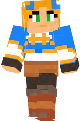 Princess Zelda Minecraft Skin from The Legend of Zelda: Breath of the Wild