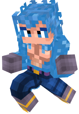 Super Saiyan 5 Goku Minecraft Skin