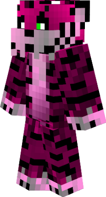 A real pink tiger