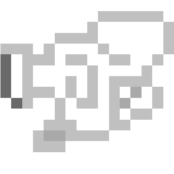 This paint gun is filled with white paint. It can paint most items when in a crafting table.