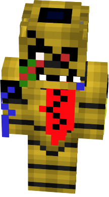 this is a creepy version on golden freddy in fnaf 2