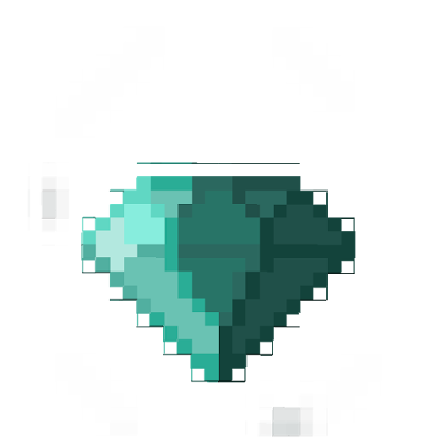 Using a homemade palette of the colors of a diamond, I was able to make a realistically shaped and shaded diamond