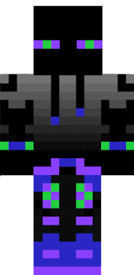 I just edited a skin and it came out pretty awesome for a outlaw version of an enderman.