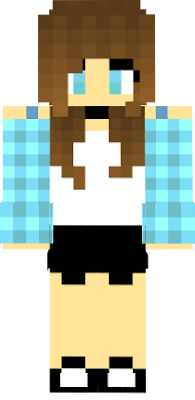 Kawaii Desu This is PuppyLover's skin made by her and she is a YouTuber