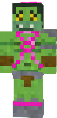 An orc who fights with Pink slime!