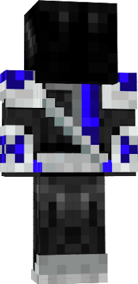 My player, with a new skin. Meet EnderKnight20 version 2.0.