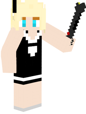 Im back biches, so  OFF! I remade my old Brittany Mathews Mercenary Chearleader skin so i tried to make her a rifle and i failed horribly! HOPE YOU LOVE IT!!