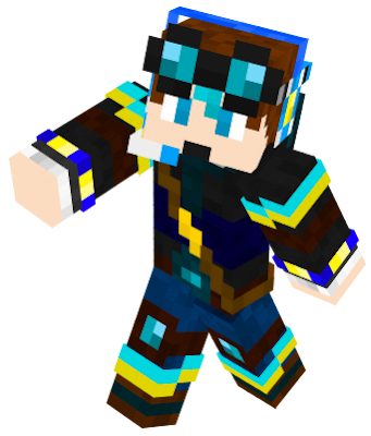 Within yellow and blue rings, carrying arrows, headphones with mac, bigger eyes and dyed hair. COOL! -DragonEddie360