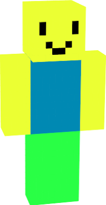 ROBLOX Old Noob Skin - Green, Blue & Yellow. Minecraft Skin