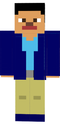Kashif González as a Minecraft skin