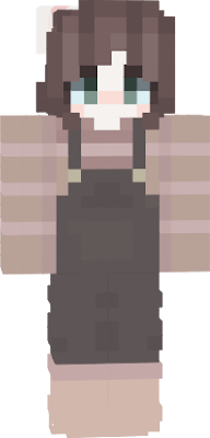 Bunny girl in overalls