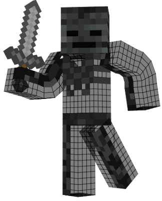 Wither Skeleton was a Enemy in Kirberation Online Pirate Skyway: Minecraft Story Mode Edition, he holds his Stone Sword and slice the Heroes 3 Times. When he was defeated. He got busted into 7 Wither Bones and 1 Wither Skeleton Skull.