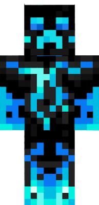 A skin where the creeper's eletricity can be seen expolding out of it
