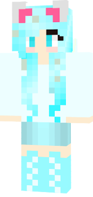 shes a super kind and friendly girl if you love blue and pastel shes the perfect choice for you now go go use this skin in minecraft