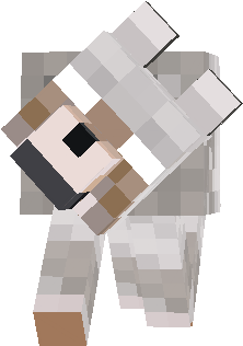cool herobrine wolf Minecraft Mob Skin