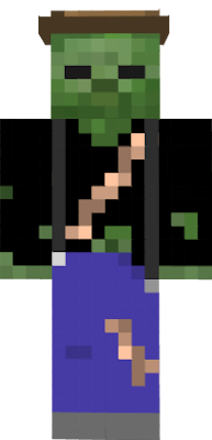 This is an peaceful un-dead man whit an creativiti and green skin for you!Remember use this zombo in adventures lad!Made by Denyzzzzz